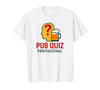 Pub Quiz Professional Funny British Trivia Humour Design T-Shirt