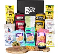 Pub Snacks Hamper Gift Set | 21 Savoury Treats Including, Chicken Crackling, Pork Crackling, Olives, Pretzel Thins & Snacking Cheese | Pub Snacks for a Home Bar for Men & Women - Hampers by FodaBox