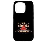 Pub Snooker Champion Cue Sports Billiards Player Case for iPhone 15 Pro