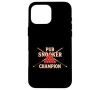 Pub Snooker Champion Cue Sports Billiards Player Case for iPhone 16 Pro Max