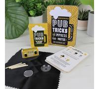 Pub Tricks Tin - 20 Magic Tricks & Bar Games Kit in Gift Tin for Adults