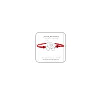 PUBBCIA Autism Awareness Bracelet For Women Men Heart Disc Puzzle Piece Autism Autistic Bracelet 7 Chakra Beaded Elastic Bracelet Autism Jewelry Bracelet For World Autism Day Gift (B, Copper)