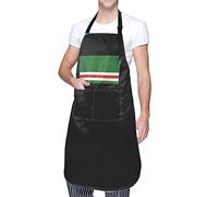 PUBDSKBLDE Funny Flag of Chechen Republic of Ichkeria Apron With Pockets Waterproof Chef Apron Available Gift For Friends