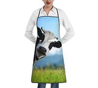 PUBDSKBLDE Gold Lips Bib Aprons For Women Men - Adjustable Unisex Chef Apron - Bbq Grill Cooking Apron With Pocket For Home Kitchen Restaurant