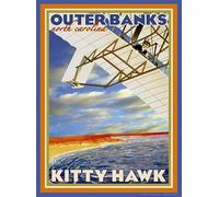 PUBDSKBLDE Metal Tin Sign Kitty Hawk Retro Decor Art Sign Home Kitchen Bar Cafe Club Cave Wall Decor Vintage Travel Sign 20x30cm