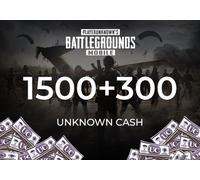 PUBG Mobile 1500 + 300 UC (Unknown Cash) Official website Key - EU