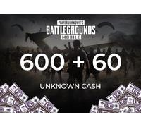 PUBG Mobile 600 + 60 UC (Unknown Cash) Official website Key - EU