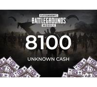PUBG Mobile 8100 UC (Unknown Cash) Official website Key - GLOBAL
