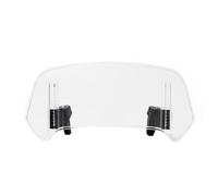 PUBIBD Motorcycle Windshield Extension for Suzuki Burgman 650 AN650 2013-2020, Clip-on Motorcycle Windscreen Wind Deflector, Heightened Thickened Windshield Spoiler Protector,36cm*14cm-Transparent
