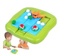 PUBLE Blocks-Logic Game in Huarong Strada Design with Cartian Elements Colour, Fun Travel Game for Intellectual Development, Compact Grinding Mill for Children, Promotes Conc