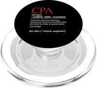 Public Accountant Bookkeeper Tax Auditor Financial Analyst PopSockets PopGrip for MagSafe