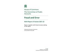 Public Accounts Committee 9th Report. Fraud and Error Volume 1. Report (House of Commons Paper) HC 253