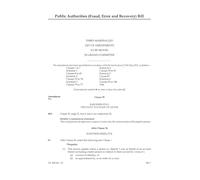 Public Authorities (Fraud, Error and Recovery) Bill Third Marshalled List of amendments to be moved in Grand Committee (House of Lords) HLB 96 III