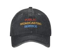 Public Broadcasting Service Logo Baseball Cap Sun Sunscreen Print Unisex Men y2k Funny Hiking Fishing Baseball Caps Cotton,for All Seasons
