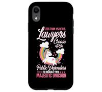 Public defender basically a majestic unicorn Case for iPhone XR