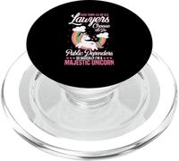 Public defender basically a majestic unicorn PopSockets PopGrip for MagSafe