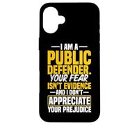 Public defender Case for iPhone 16 Plus