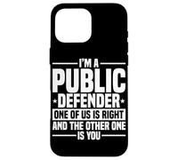 Public defender Case for iPhone 16 Pro Max