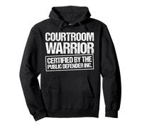 Public Defender certified by the Courtroom Warrior Inc. Pullover Hoodie