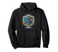 Public Defender Courthouse Vintage Badge Illustration Legal Pullover Hoodie