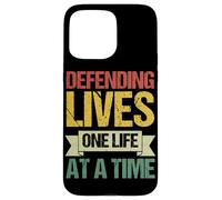 Public defender Defending lives one life at a time Case for iPhone 15 Pro Max