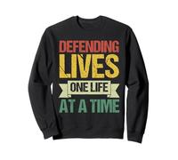Public defender Defending lives one life at a time Sweatshirt