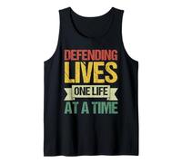 Public defender Defending lives one life at a time Tank Top