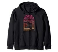 Public Defender Facts Zip Hoodie
