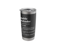 Public Defender Funny Dictionary Definition Stainless Steel Insulated Tumbler