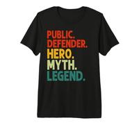 Public Defender Hero Myth Legend Vintage Public Defender Premium T-Shirt