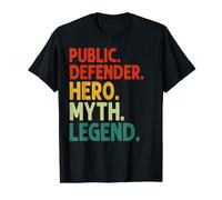 Public Defender Hero Myth Legend Vintage Public Defender Value Graphic T-Shirt