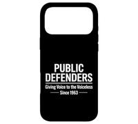 Public Defenders Giving Voice to Voiceless Funny Saying Case for iPhone 17 Pro Max