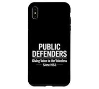 Public Defenders Giving Voice to Voiceless Funny Saying Case for iPhone XS Max