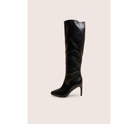 Public Desire Women's Jenny Black Curved Heel Knee High Boots | Size: 5 Public Desire Black 5