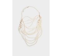 Public Desire Women's Layered Pearl Necklace & Body Chain White Public Desire White One Size