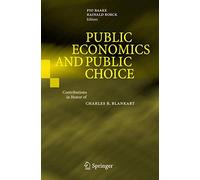 Public Economics and Public Choice: Conribution. Baake, Borck<|