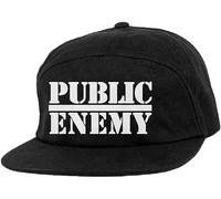 Public Enemy Baseball Cap Logo Official Black Camper Unisex One Size