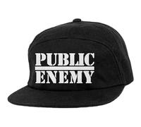 Public Enemy Baseball Cap Logo Official Black Camper Unisex One Size