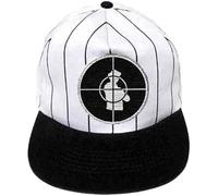 Public Enemy Baseball Cap Solid Target Logo Official Black Unisex One Size