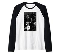 Public Enemy Chuck D & Flavor Flav Hip Hop By AJ Barratt Raglan Baseball Tee