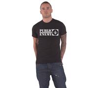Public Enemy 'Crosshairs Logo' (Black) T-Shirt (X-Large)