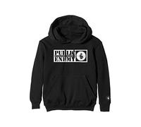 Public Enemy Hoodie Crosshairs Logo Official Unisex Black Pullover XXL