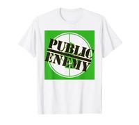 Public Enemy Official Green Target Logo T-Shirt