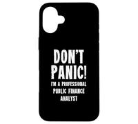 Public Finance Analyst Case for iPhone 16 Plus
