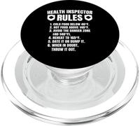 Public Health Inspector Rules Health Code Matters PopSockets PopGrip for MagSafe