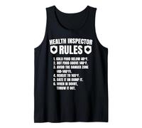 Public Health Inspector Rules Health Code Matters Tank Top