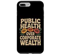 Public Health Over Corporate Wealth Retro Activist Case for iPhone 7 Plus/8 Plus