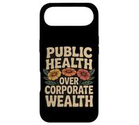 Public Health Over Corporate Wealth Retro Activist Case for iPhone Air