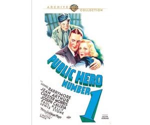 Public Hero Number One # 1 DVD 1935 Lionel Barrymore, Jean Arthur Chester Morris