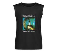 Public Image Ltd Flowers of Romance Vest Tank T-Shirt Cotton Men Black Sleeveless Tee L